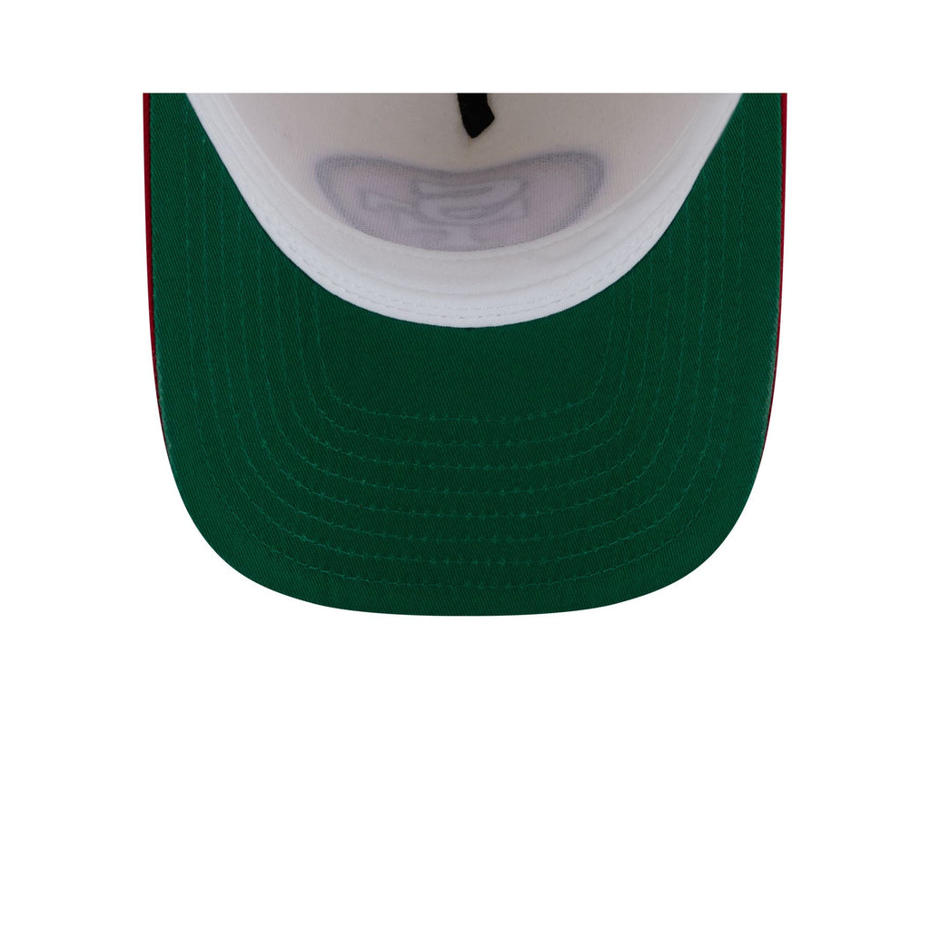 San Francisco 49ers Statement Back Chrome White 9FIFTY A-Frame Snapback Hat