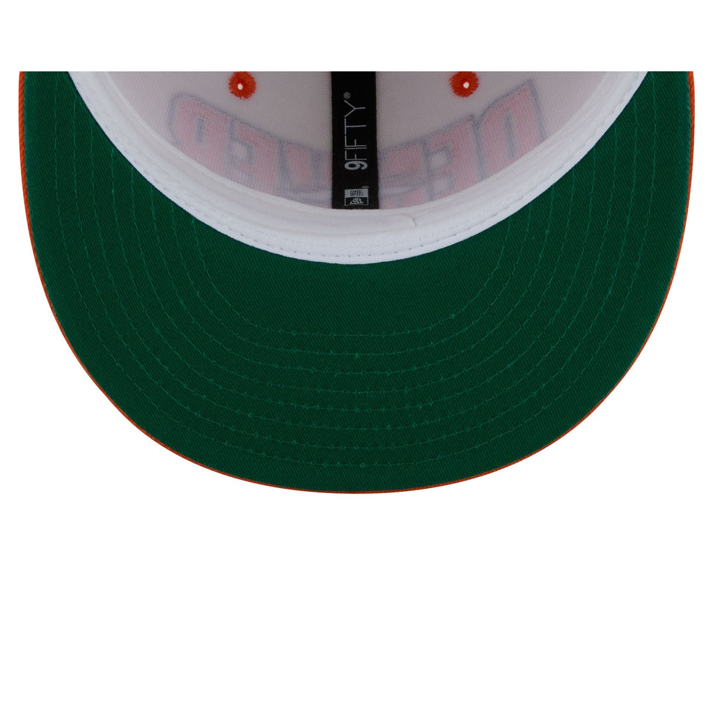 Denver Broncos Classic Stacked Chrome 9FIFTY Snapback Hat