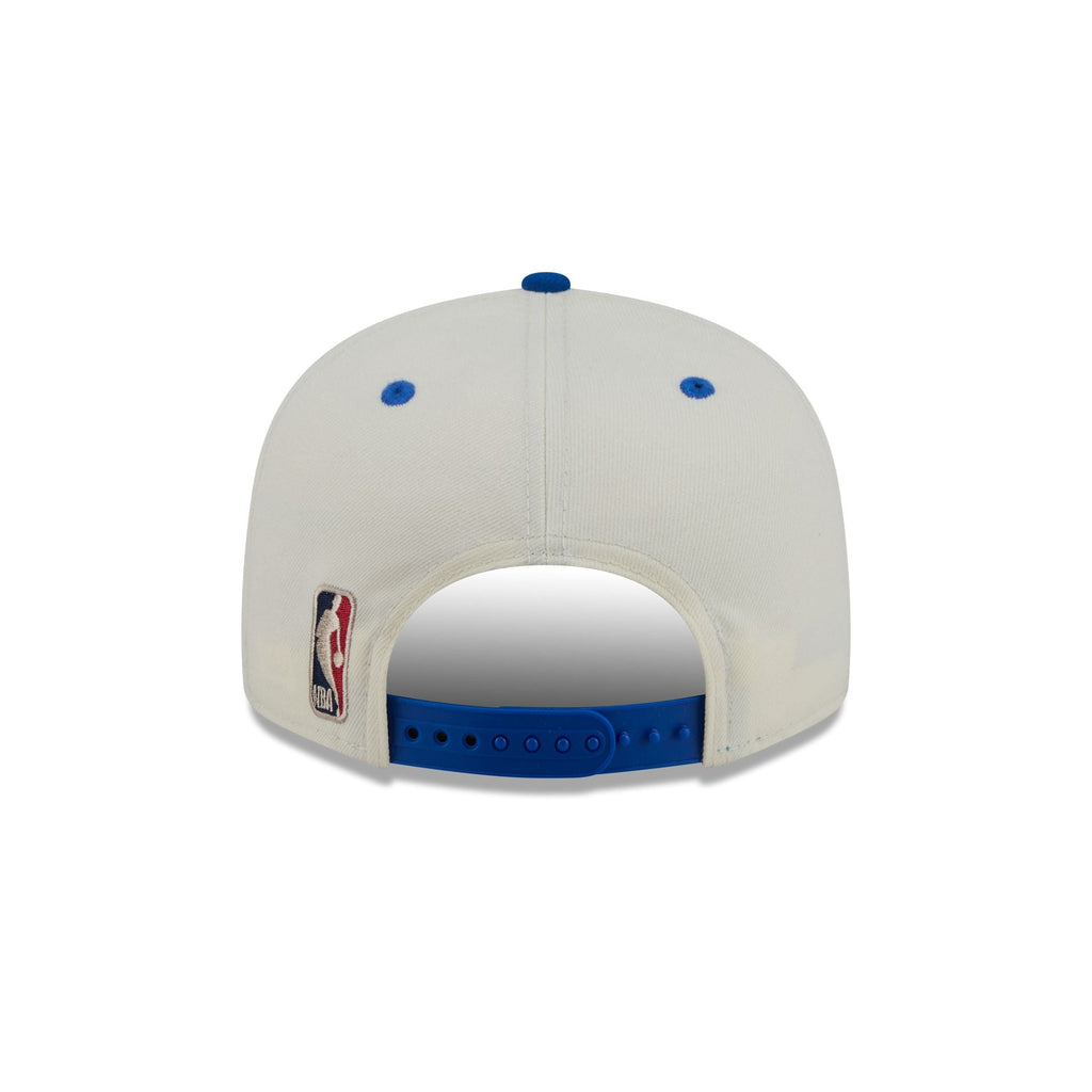 Denver Nuggets Classic Stacked Chrome 9FIFTY Snapback Hat