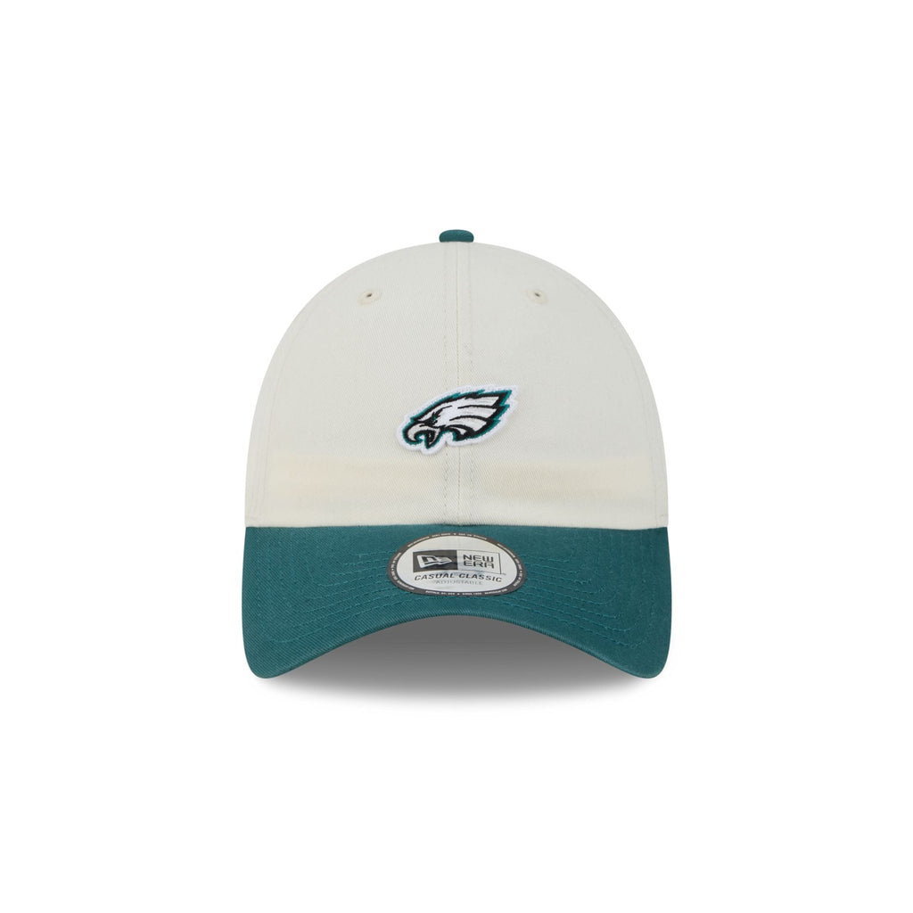 Philadelphia Eagles Mini Logo Chrome White Casual Classic Adjustable Hat