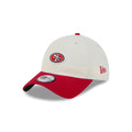 San Francisco 49ers Mini Logo Chrome White Casual Classic Adjustable Hat