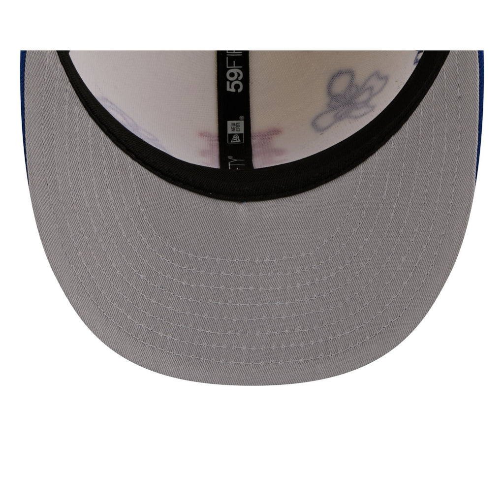 New York Mets Floral Outline 59FIFTY Fitted Hat