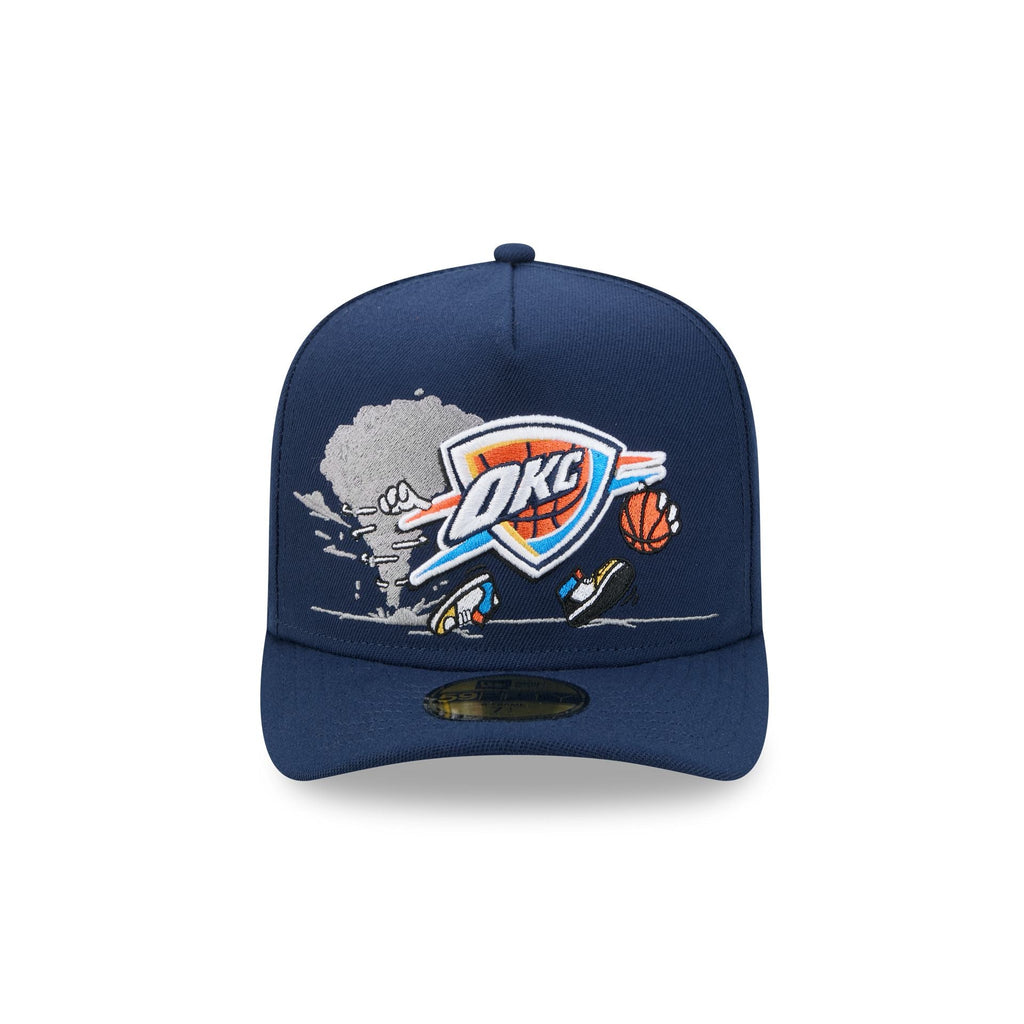 Oklahoma City Thunder Cartoon 59FIFTY A-Frame Fitted Hat