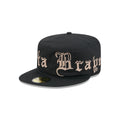Atlanta Braves Gothic Lettering Pillbox Hat