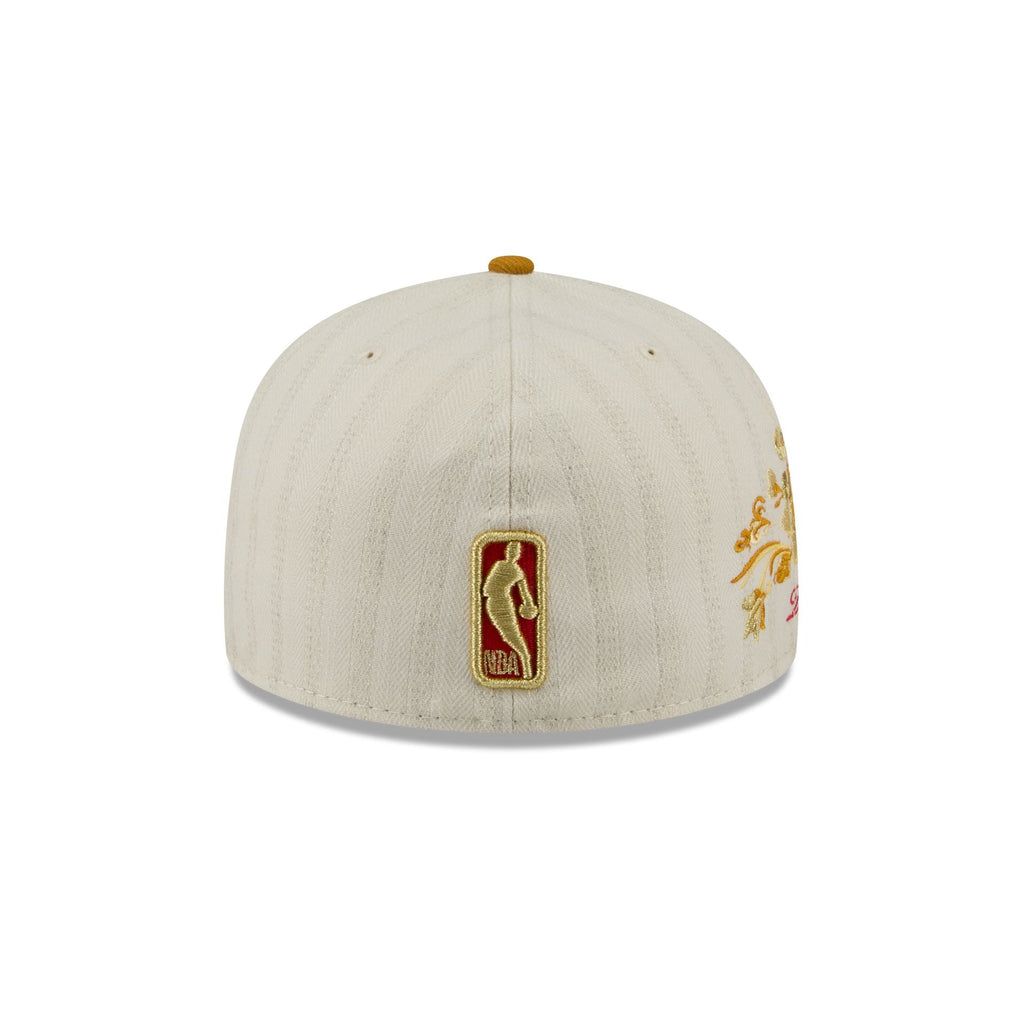 Toronto Raptors Chrome Herringbone 59FIFTY Fitted Hat