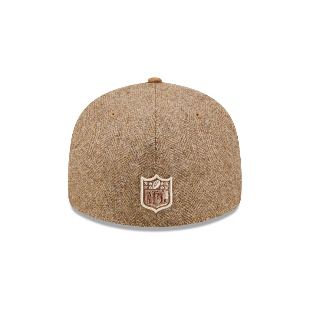 San Francisco 49ers Moon Brisbane Moss Brown Visor 59FIFTY Fitted Hat