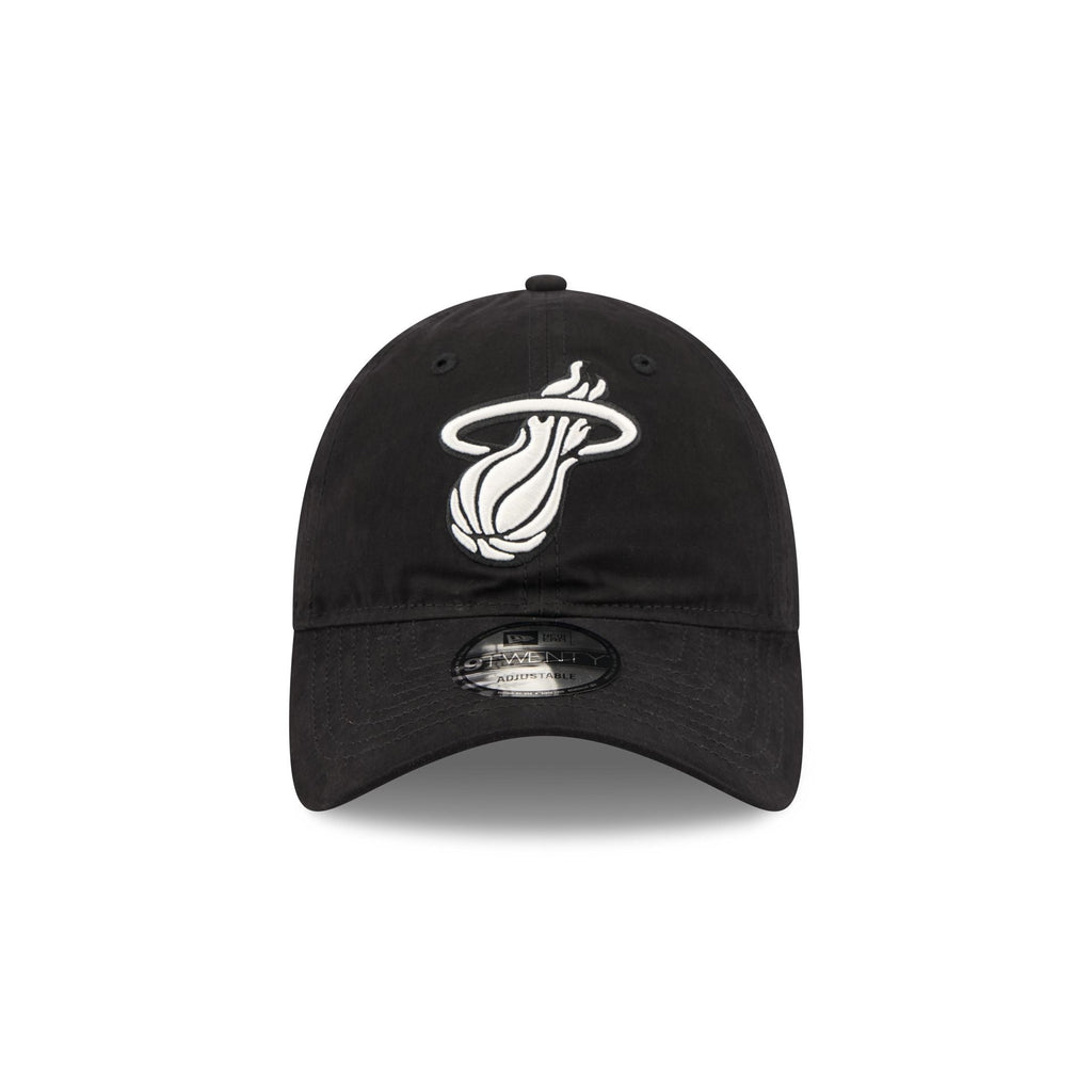 Miami Heat Nylon Black 9TWENTY Adjustable Hat