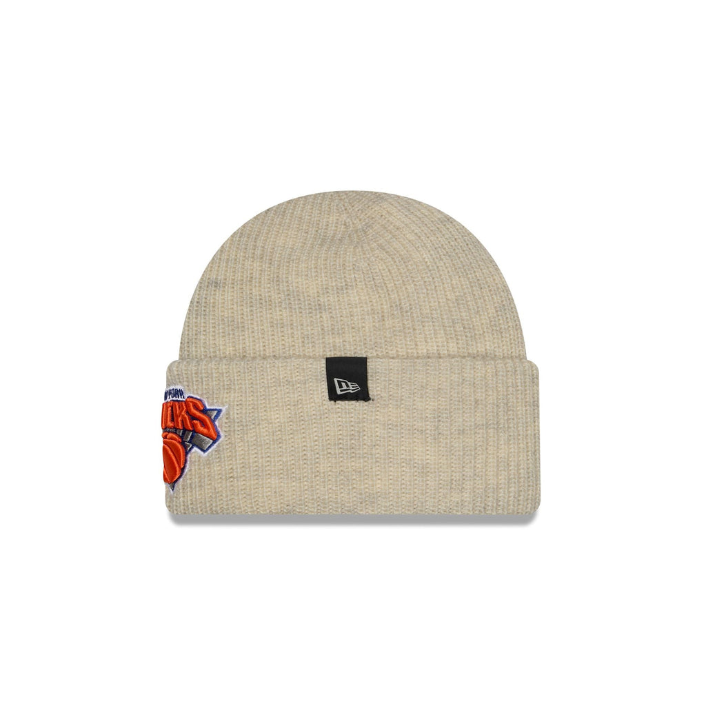 New York Knicks Woolen Heather Gray Short Cuff Knit Beanie Hat