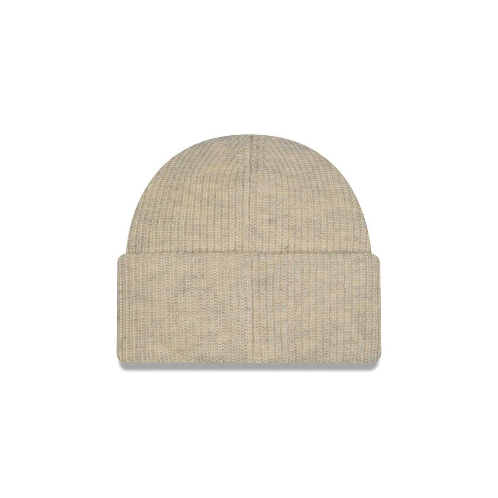 Chicago Cubs Woolen Heather Gray Short Cuff Knit Beanie Hat