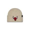 Chicago Bulls Woolen Heather Gray Short Cuff Knit Beanie Hat