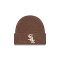 Chicago White Sox Woolen Tan Short Cuff Knit Beanie Hat