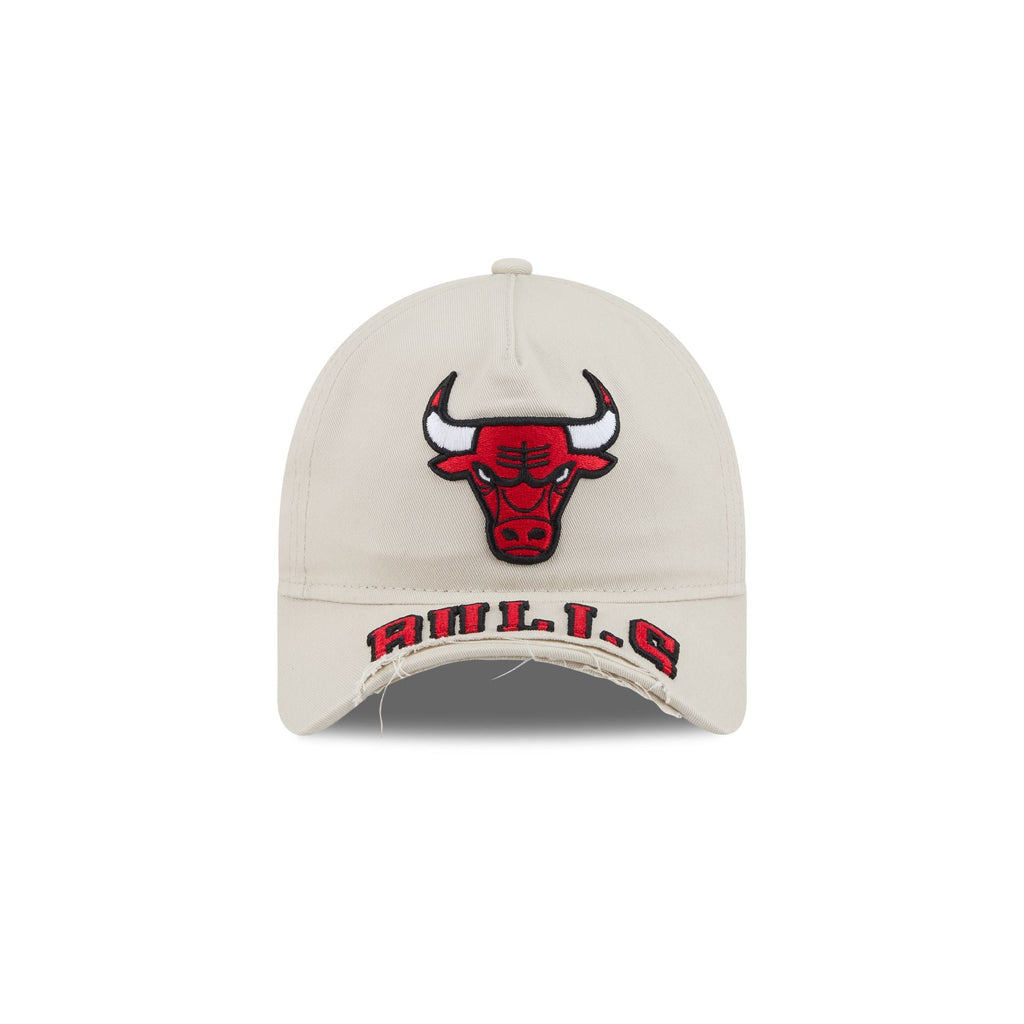 Chicago Bulls Stone 9FORTY A-Frame Unstructured Cut-Off Visor Snapback Hat