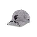 New York Mets Tonal Gray 9FORTY A-Frame Unstructured Cut-Off Visor Snapback Hat