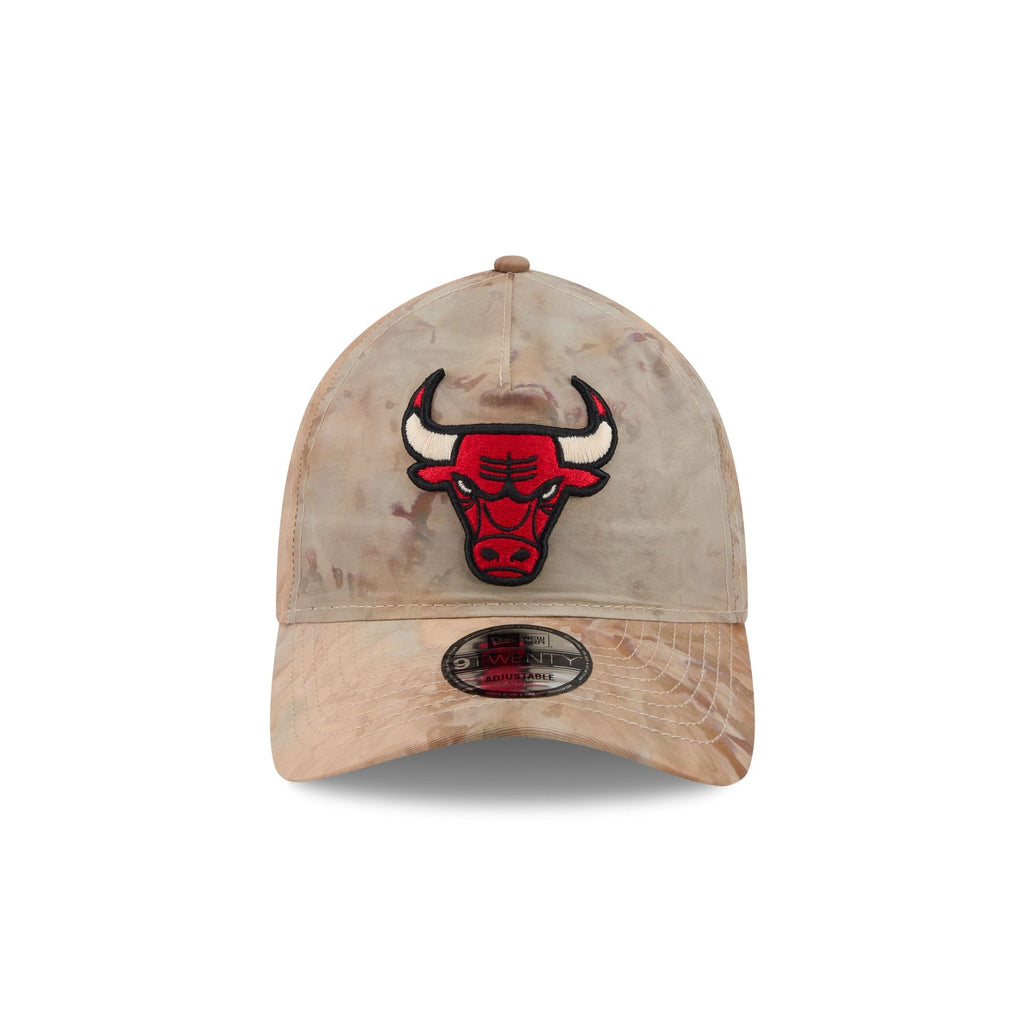 Chicago Bulls Washed Nylon Brown 9TWENTY A-Frame Adjustable Hat