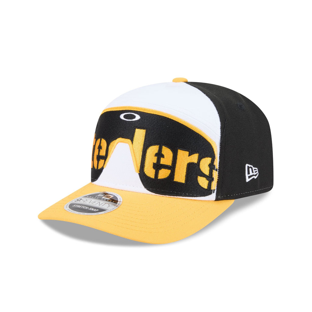 Oakley x Pittsburgh Steelers Sunglasses Split Panel 9SEVENTY Stretch-Snap Hat