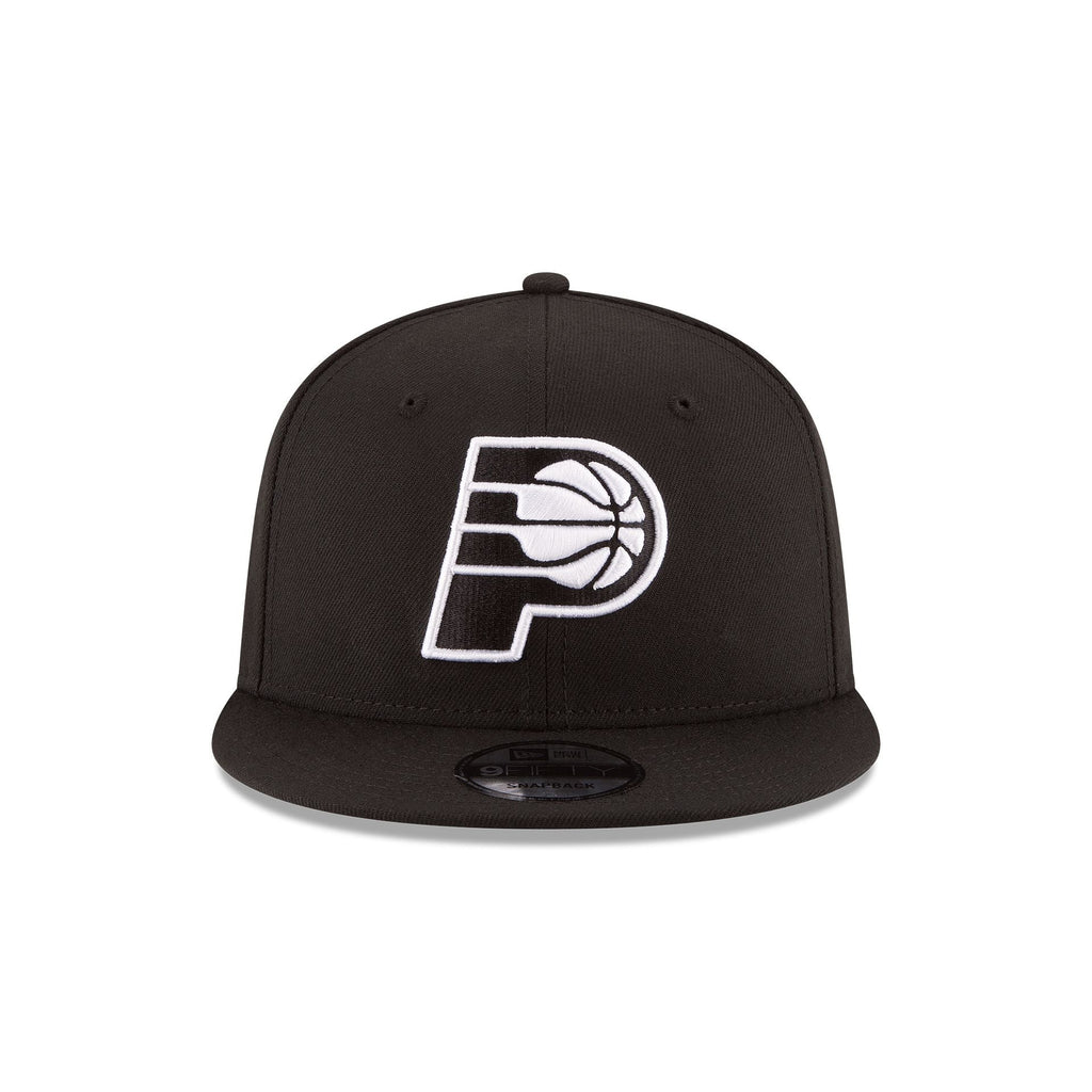 Indiana Pacers Basic Black & White 9FIFTY Snapback Hat