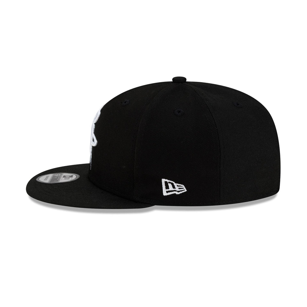 Houston Rockets Black and White 9FIFTY Snapback Hat