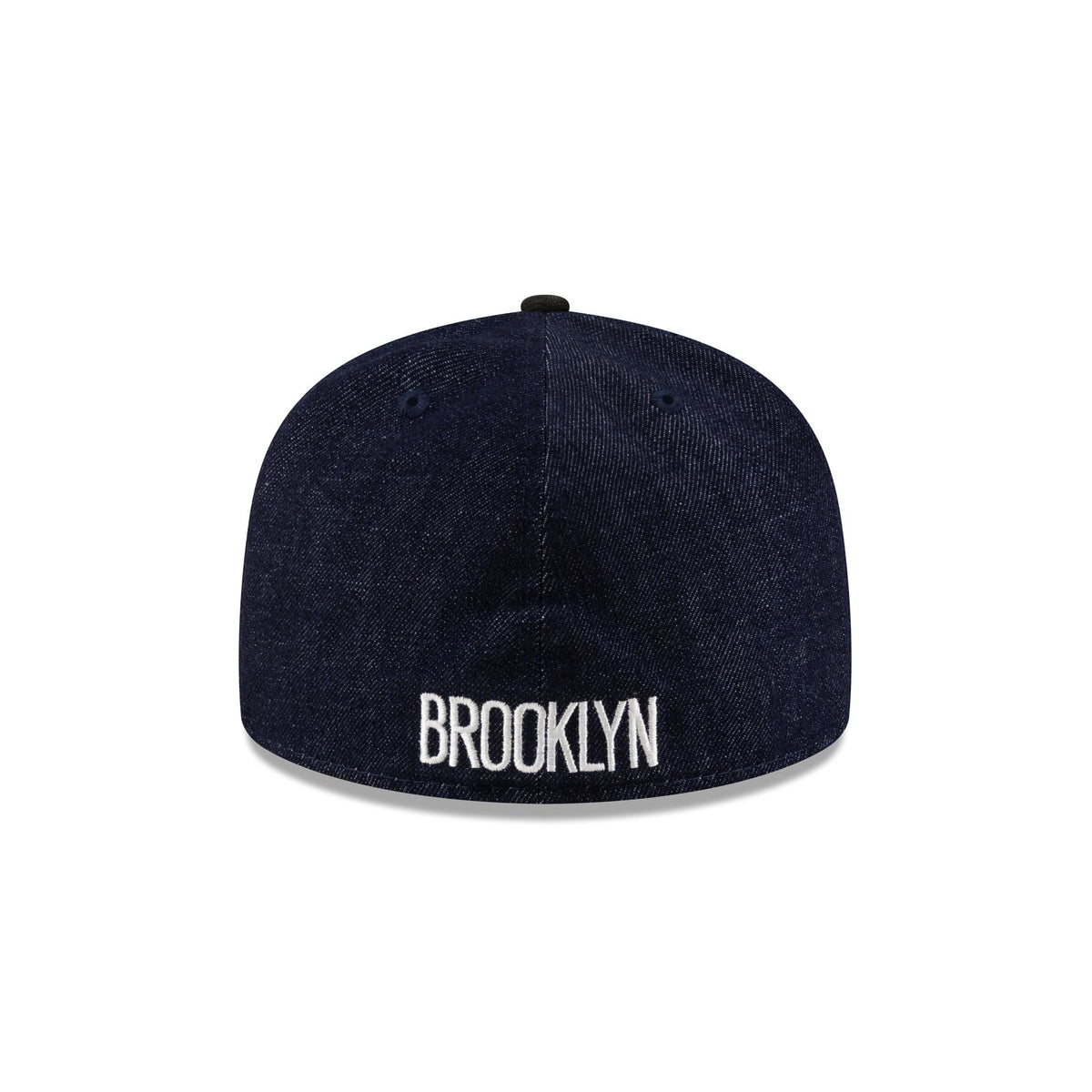 Brooklyn Nets Navy Denim 59FIFTY A-Frame Fitted Hat