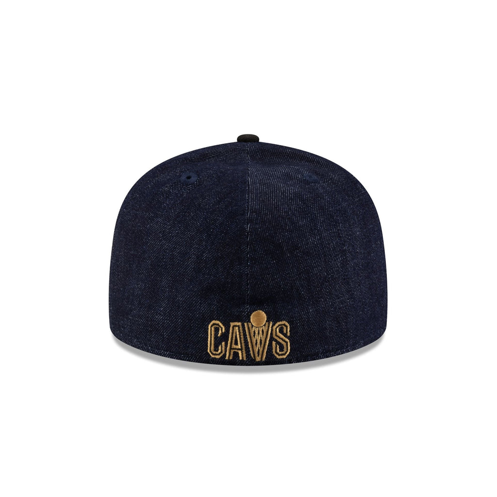 Cleveland Cavaliers Navy Denim 59FIFTY A-Frame Fitted Hat