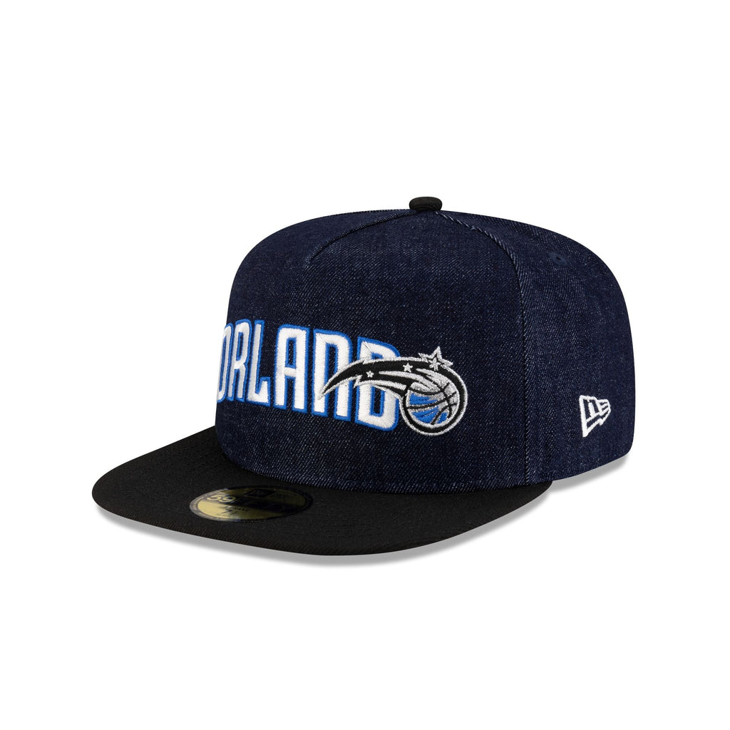 Orlando Magic Navy Denim 59FIFTY A-Frame Fitted Hat
