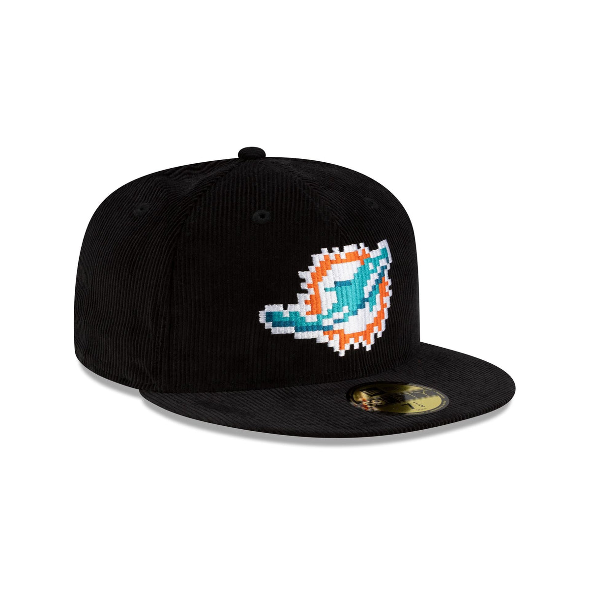 Just Caps NFL Pixelated Miami Dolphins 59FIFTY Fitted Hat