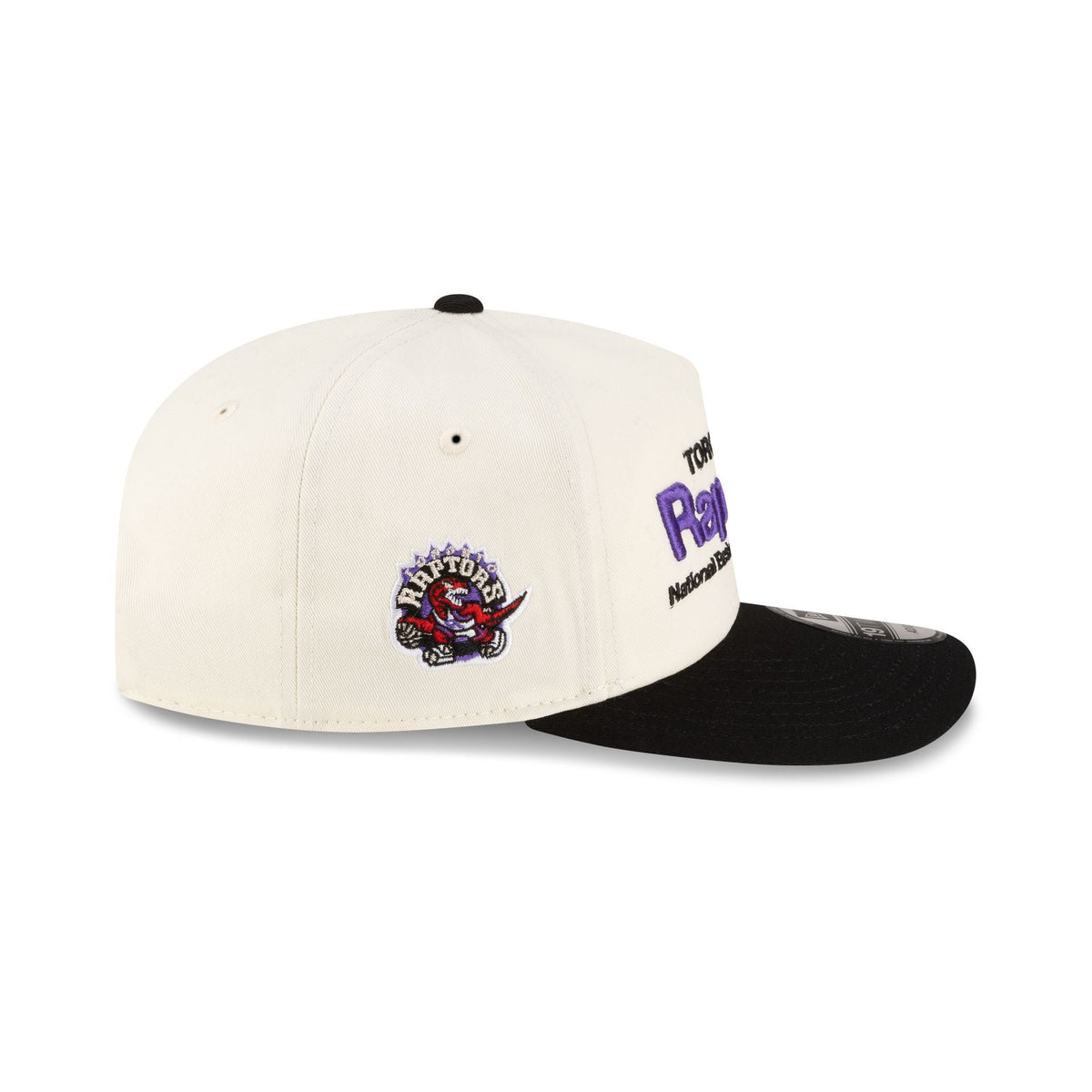 Toronto Raptors 1995-2008 Hardwood Classics Sign Stack Chrome White 19TWENTY Adjustable Hat