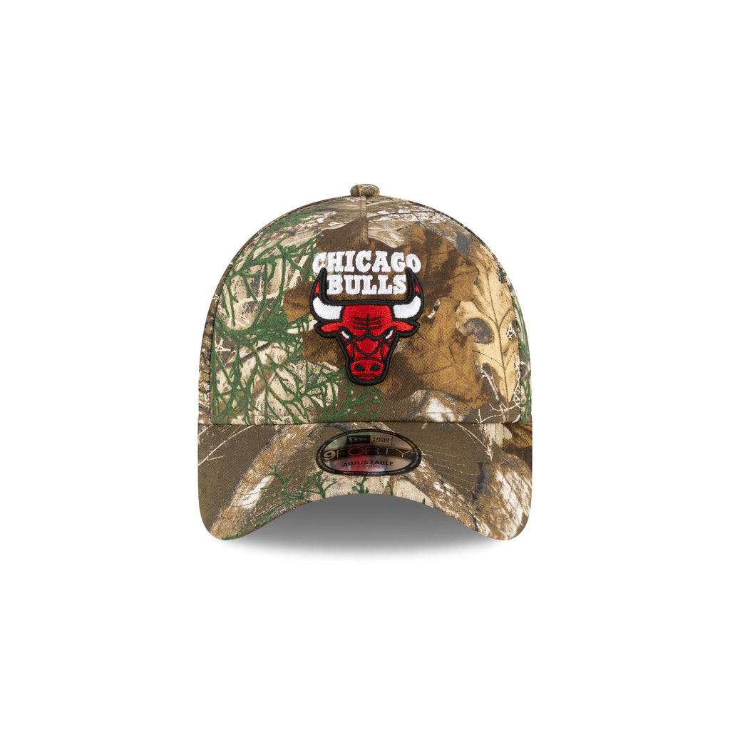 Chicago Bulls 1966-Present Hardwood Classics Realtree 9FORTY A-Frame Snapback Hat