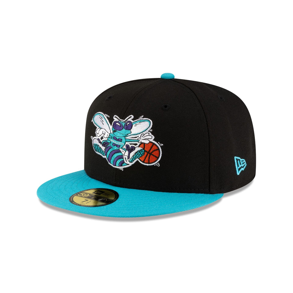 Charlotte Hornets 1988-2002 Hardwood Classics Black 59FIFTY Fitted Hat