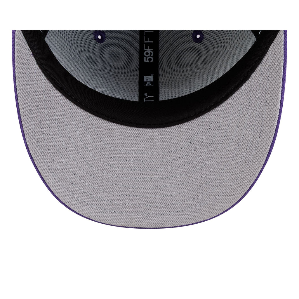 Toronto Raptors Hardwood Classics 90s Script 59FIFTY Fitted Hat