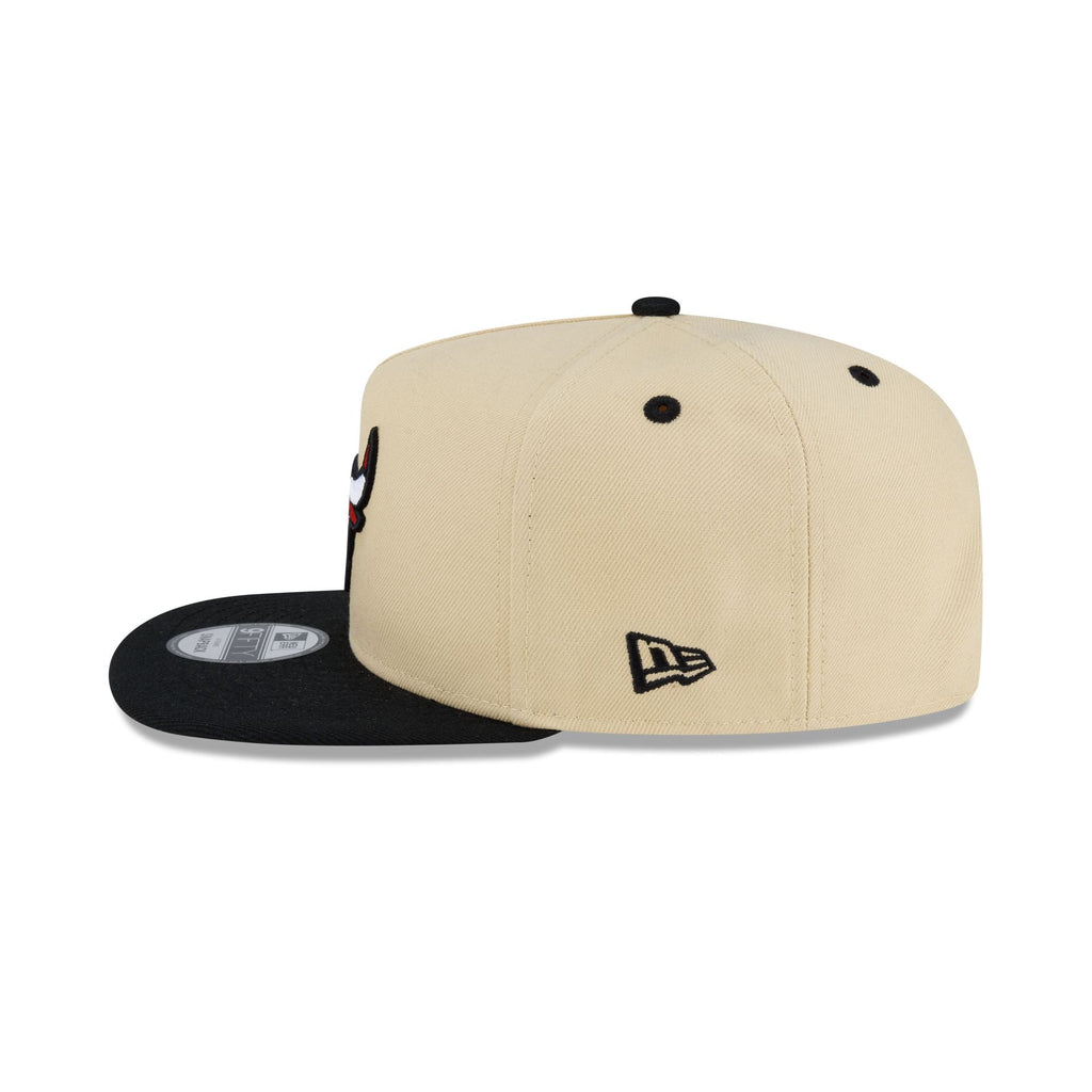 Chicago Bulls Hardwood Classics 2000s Gold 59FIFTY A-Frame Fitted Hat