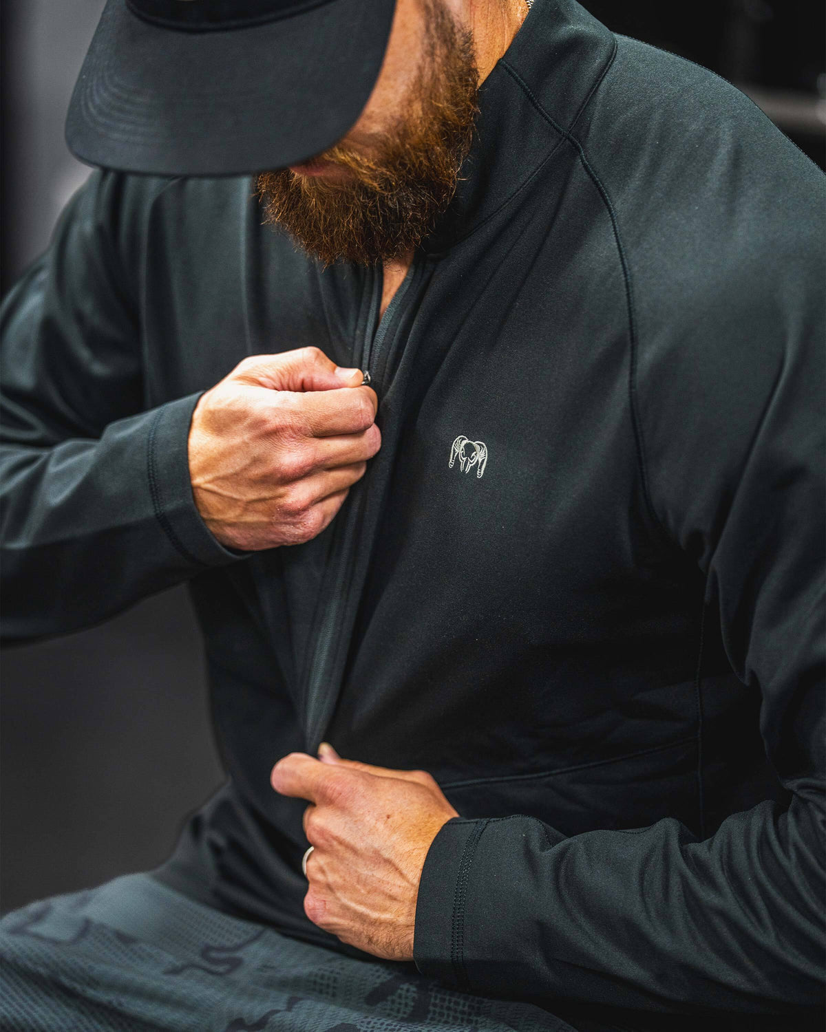 TrailTrainer Fleece Zip-T | Steel Blue