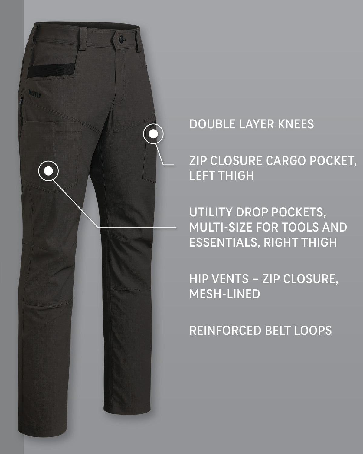 Motive Workgrade Pant | Asphalt